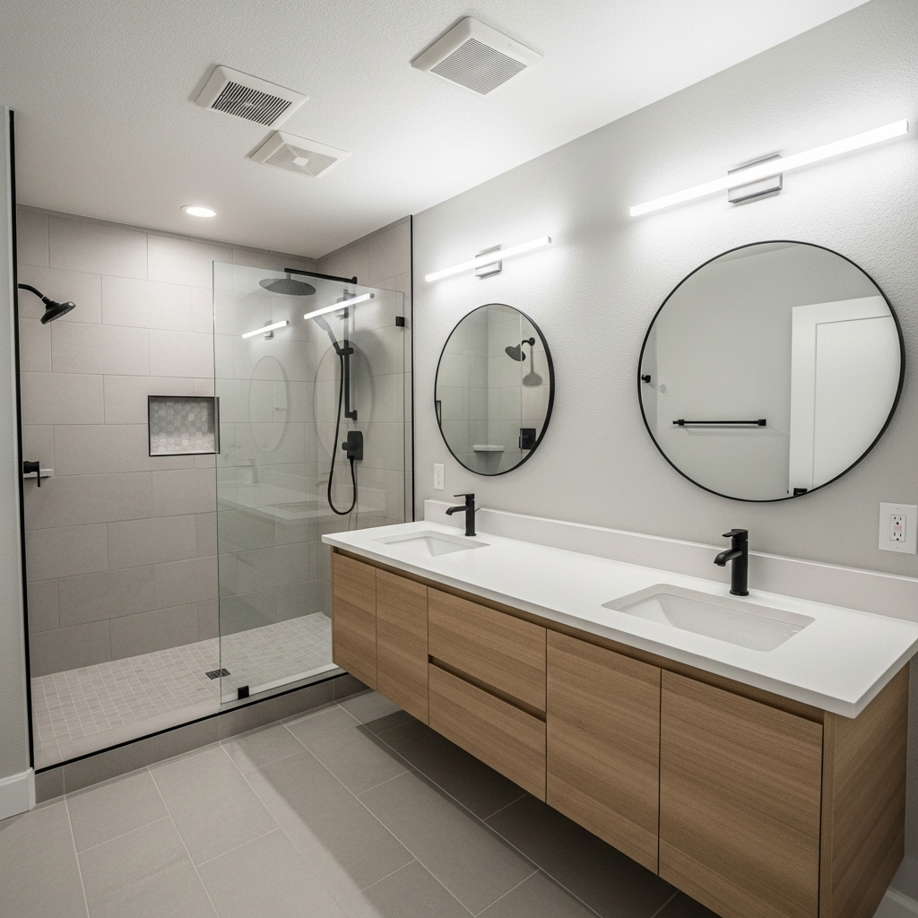 What’s included in a full bathroom remodel.