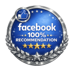 Facebook 100% recommend