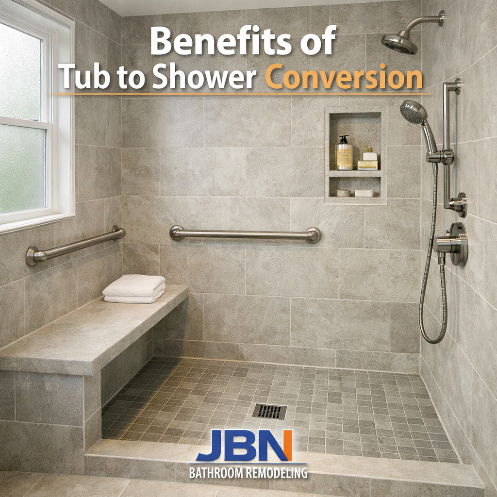 Benefits of Tub to Shower Conversion