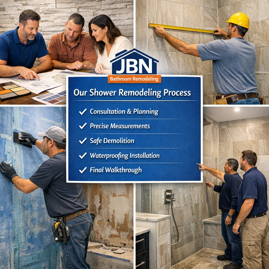 Shower Remodeling Process