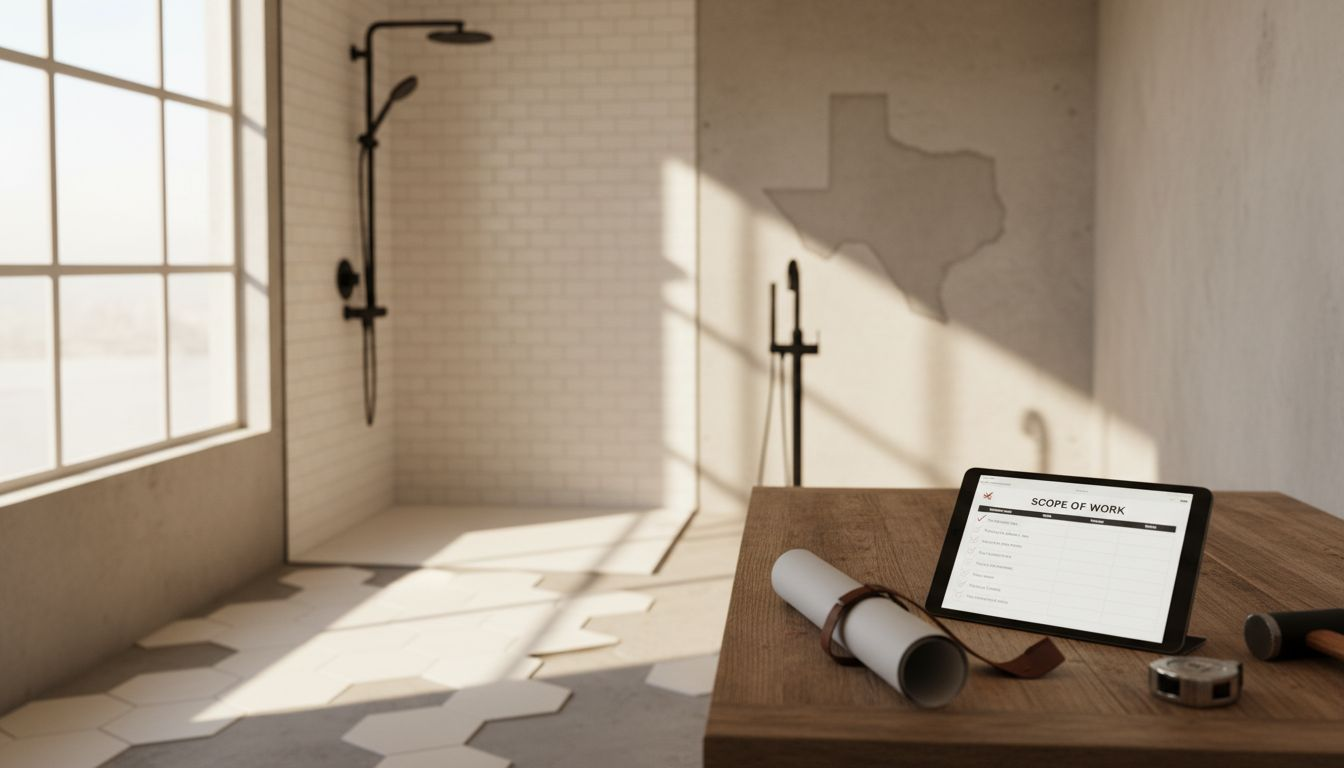 Bathroom Remodel Scope of Work